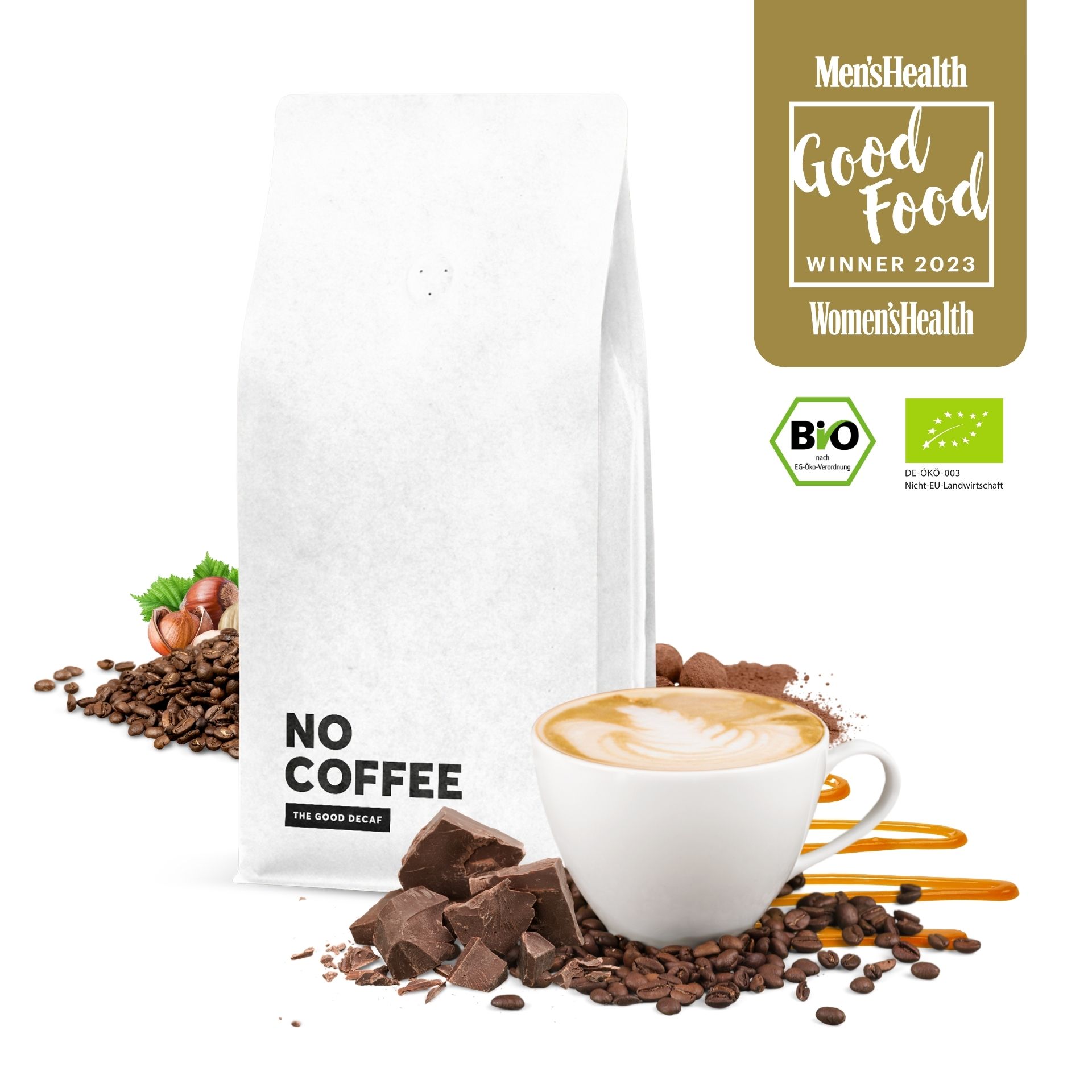 No Coffee ist Gewinner des Good Food Awards 2023 der Men's & Women's Health