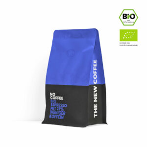 No Coffee – Premium Bio Espresso – 25% weniger Koffein