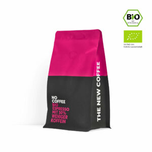 No Coffee – Premium Bio Espresso – 50% weniger Koffein