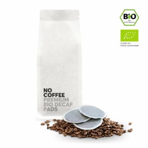 No Coffee – Premium Bio Kaffeepads – mit Wasser entkoffeiniert – 20Stk.