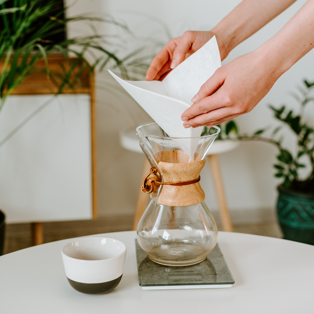 Zubereitung eines Filterkaffees